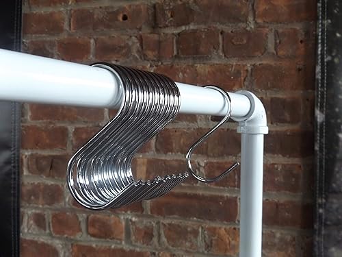 NAHANCO SHKSMRS Raw Steel Jeans Hook, 4' (Pack of 50) - Poueer