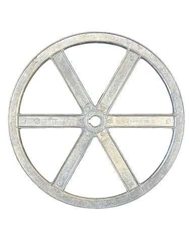 Chicago Die Cast 1100A6 Single V-Groove Pulley 11' X 5/8' Bore and Keyway - Poueer