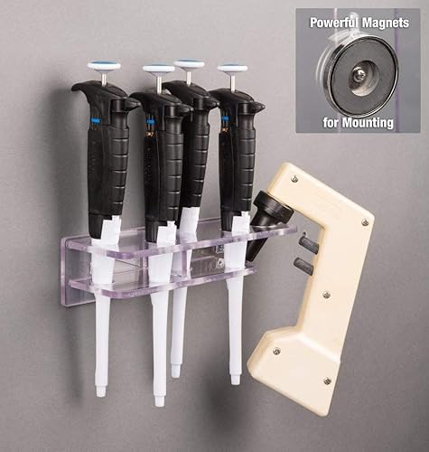 Pipette and Pipette Filler Bracket (Break Resistant PETG) (HB Tape) - Poueer