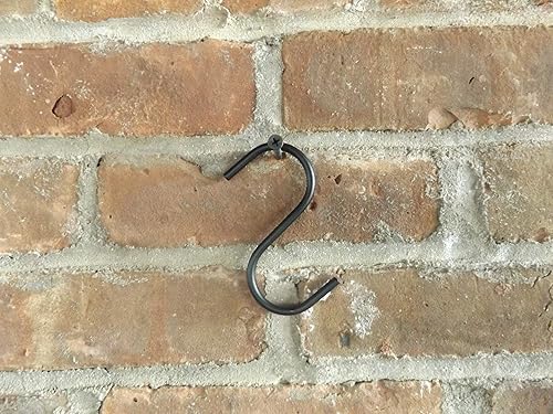 NAHANCO SHKSMRS Raw Steel Jeans Hook, 4' (Pack of 50) - Poueer