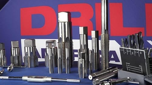 Drill America 1'-8 High Speed Steel Bottoming Tap, T/A Series - Poueer