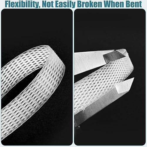 MYFAMIREA Heavy Duty Banding Strapping Kit with Tensioner Tool, 1/2' x 3500FT Polypropylene Plastic Packaging Strapping, 300 Metal Seals, Sealer Tool for Pallets, Logistics, Warehouse (Red) - Poueer