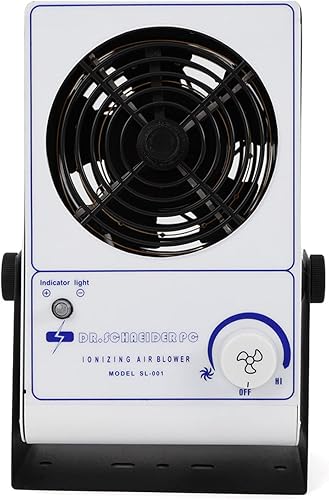 110V 60Hz Ionizing Air Blower Fan Anti Electrostatic Ion Blower Anti-Static Ionizer ESD Static Electricity Elimination Eliminator Fan Adjustable Wind Speed - Poueer