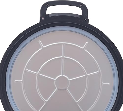 19L 20QT Commercial Rice Warmer, 110V 100W Non-stick Inner Pot Electric Rice Warmer with Warm Function only, Restaurant Stainless Steel Rice Warmer with Dual Temperature Control - Poueer