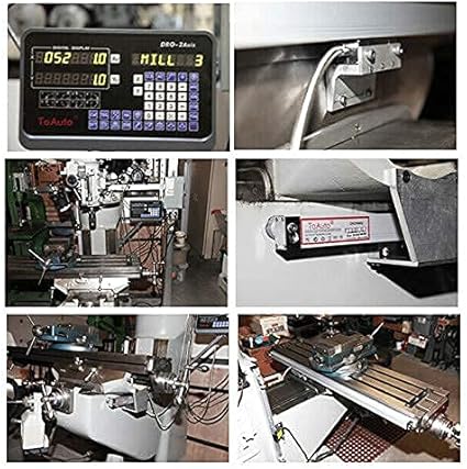 6' 24' 2 Axis Digital Readout DRO Display 5um Precision Linear Scale Encoder 150mm 600mm for CNC Wire Milling Cutting Machine - Poueer