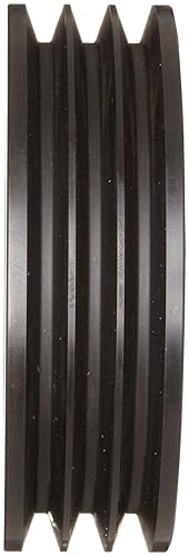 Martin 3 3V 412 SH Hi-Cap QD Sheave, 3V Belt Section, 3 Grooves, SH Bushing required, Class 30 Gray Cast Iron, 4.12' OD, 6022 max rpm, 4.07' Pitch Diameter - Poueer