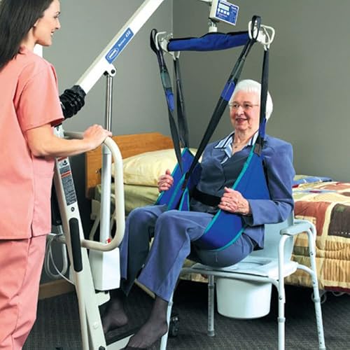 Invacare R121 Reliant Toileting Sling for Patient Lifts, Solid Polyester Fabric, Large - Poueer