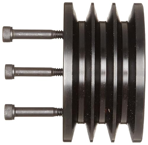 Martin 3 3V 412 SH Hi-Cap QD Sheave, 3V Belt Section, 3 Grooves, SH Bushing required, Class 30 Gray Cast Iron, 4.12' OD, 6022 max rpm, 4.07' Pitch Diameter - Poueer