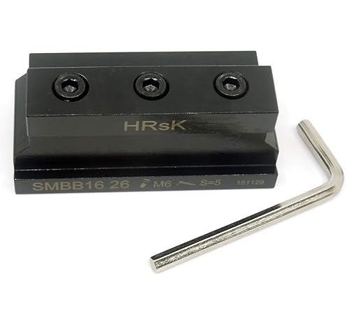 SMBB1626 Cut-Off Tool Holder Plate Base Block for SPB226/326/426/526 Parting Blade - Poueer