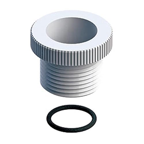7506-27 Ace-Thread PTFE Bushing, -110 Fetfe O-Ring, Accepts 12.5-14 mm OD Tubing, 15 mm Diameter - Poueer