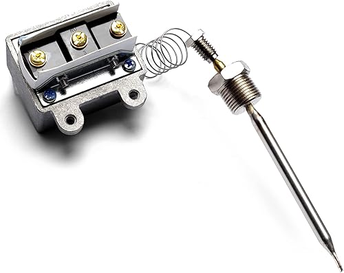 1177 high limit thermostat switch for Fryer 3/8'Mpt Stuff Box, LCCM2003000 Hi Limit Safety Cut Out Thermostat compatible with Imperial fits for Anets 42564 deep Fryer, Hi Limit 445°F - Poueer
