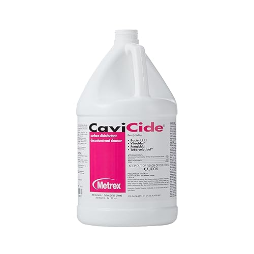 Cavicide 01CD078128 Metrex Model 13-1000 CaviCide Surface Disinfectant/Decontaminant Cleaner, 1 Gallon - Poueer