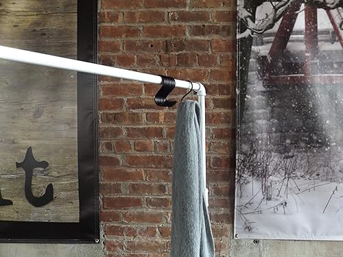 NAHANCO SHKSMRS Raw Steel Jeans Hook, 4' (Pack of 50) - Poueer