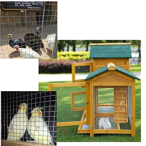 VARWANEO Stainless Steel Welded Wire Mesh 304 23 inches x 10 feet 1/2 inch Mesh 18GA Hardware Cloth - Poueer