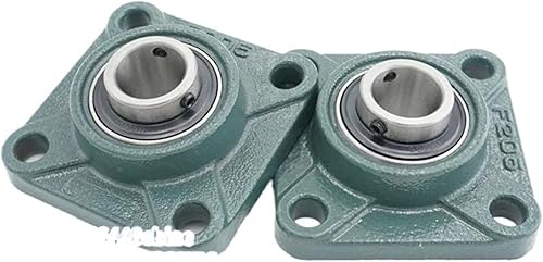 Outer Spherical Bearing with seat UCF201 202 203 F204 F205 F206 F207 208 Bearings(UCF204 Inner 20) - Poueer