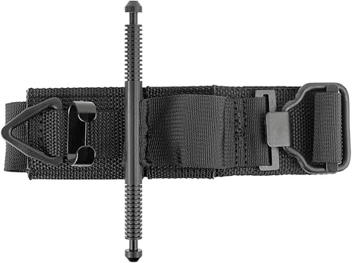 SOFTT Wide Tourniquet w/Rigid Case w/TEK Attachment Fits 2.5' Duty Belt (Black Tourniquet Black case) - Poueer