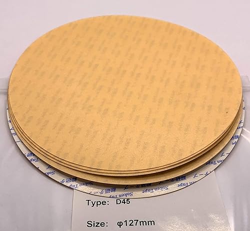 SIGNI Diamond Precision Lapping Microfinishing Film PSA Backing 5 inch (0.5 Micron, 5 Pack) - Poueer