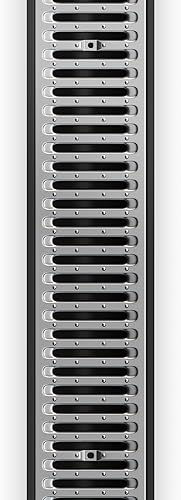 Vodaland - 4 inch Trench Drain Steel Grate Package - 6.2' Depth - PC8000 - Poueer