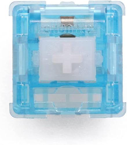 KPREPUBLIC HUANO Holy Tom Switch RGB Advance Tactile 60g Switches for Mechanical Keyboard mx stem 3pin Symmetric Long Spring Blue White (Holy Tom Switch X110) - Poueer