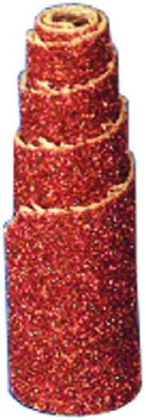 Full-Taper Spiral Cartridge Rolls (1/2' Dia x 1-1/2'L, 60 Grit, 50 Pk) - Poueer