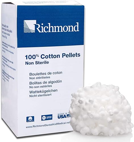 100107 Cotton Pellets, Size 2 (2 Pack) - Poueer
