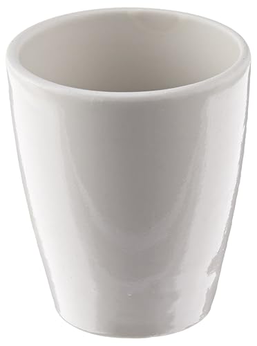 60146 Porcelain Ceramic Gooch Crucible, 13mL Capacity, 29mm OD, 15-16mm Filter Paper Diameter, 0.7mm Perforations Diameter (Case of 24) - Poueer