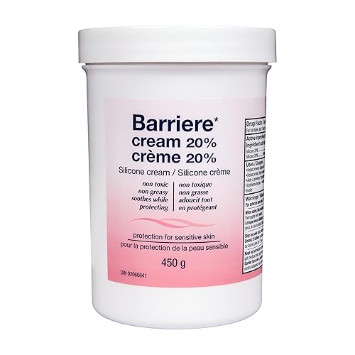 Barriere 450g Silicone Cream for Adults - Relieves Skin Irritation with 20% Dimethicone, Easy Application, Mess-free & Non-greasy - Poueer