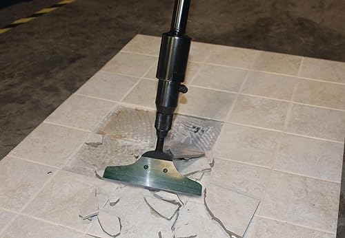 4″ Extra Sharp Scraper Blade Complete with Holder for Aluminum or Steel Long Reach Scrapers - Poueer