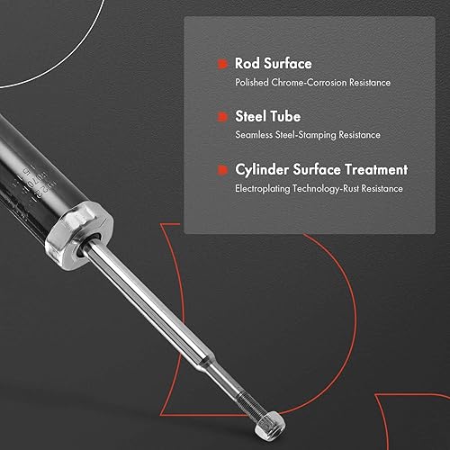 A-Premium Rear Struts Assembly Compatible with Mini Cooper Countryman 2011-2016, Cooper Paceman 2013-2016, Driver and Passenger Side 2-PC Set - Poueer