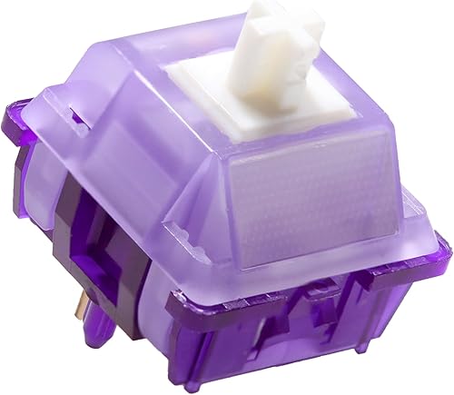 KPREPUBLIC MOYU Hera Switch RGB SMD Linear 48g 60g Switches for Mechanical Keyboard mx stem 5pin Gold Plated Spring LY (Hera Switch 60g x70) - Poueer