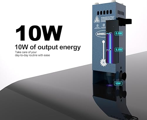 AENBUSLM 40W Laser Module with Air Assit for Laser Cutter & Laser Engraver Machine,5W(5000mW) Output Power,Built in FAC,Ultra-Fine Compressed Spot CNC Carving DIY Laser Master - Class 4 - Poueer