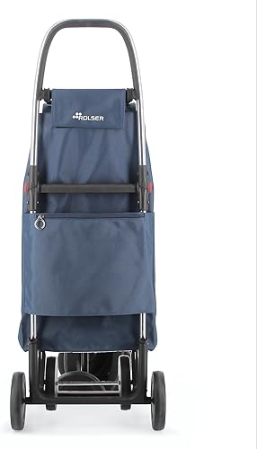 Rolser I-Max MF 4 Wheel Foldable Shopping Trolley - Orange - Poueer