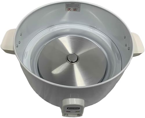 Pantin Commercial Electric Rice Cooker – 25 Cups Raw / 50 Cups Cooked Capacity w/Measuring Cup & Scoop – High-Efficiency Large Rice Cooker Commercial Rice Cooker for Restaurants, Hotels and Catering - Poueer