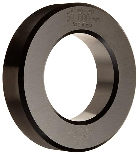 Mitutoyo 177-146 Setting Ring, 50mm Size, 20mm Width, 85mm Outside Diameter, +/-1.5Micrometer Accuracy - Poueer