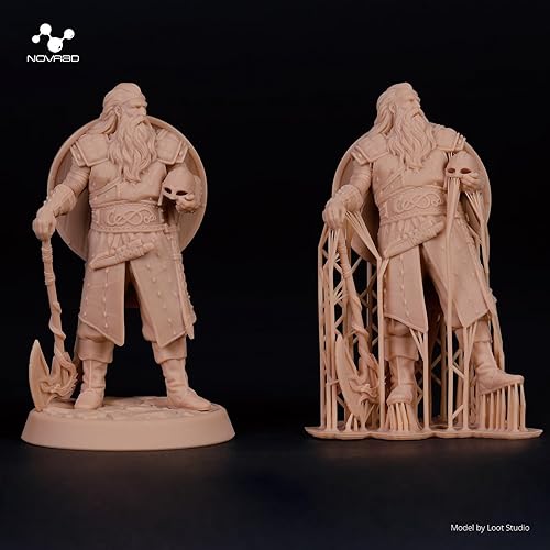 NOVA3D 16K TGM 3D Printer Resin,Tabletop Gaming,High Toughness,Impact Resistance Ultra Precision,405nm LCD Rapid Photopolymer Resin for Board Game Character Model LCD 3D Printing Navy Grey Resin 1kg - Poueer