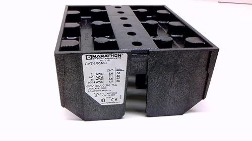 MARATHON 6J60A3B 60A 600V Fuse Block - Poueer