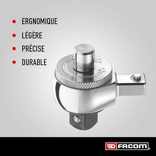 Facom 1/4-inch Compact Ratchet Head - Poueer