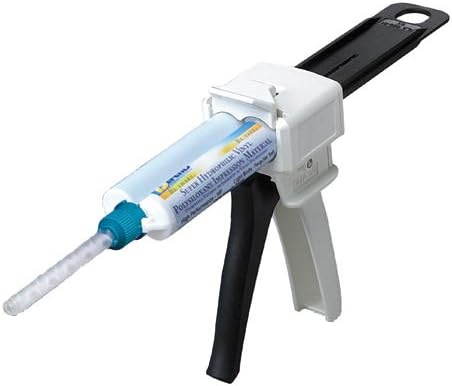 DEFEND- Dispensing Gun for Impression Material - (Silicone Dispenser Gun) VP-8202 High Performance Cartridge Dispensing Gun - Handlesa All Standard Dual cartridges DEF 103792 - Poueer