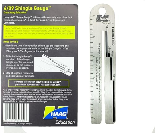 Haag 4/09 and 12/1 shingle gauges - Poueer