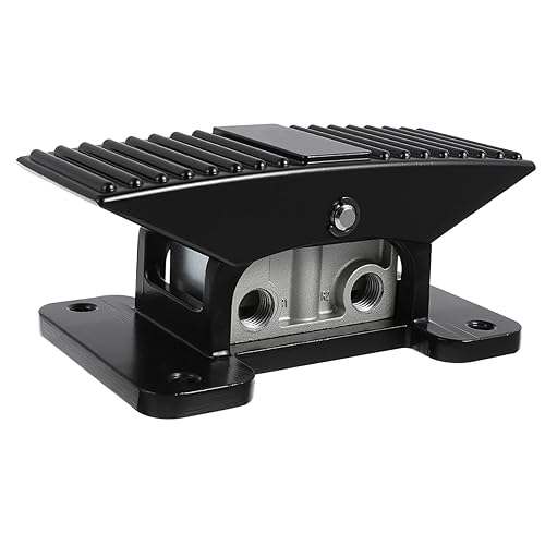 Pneumatic Foot Pedal Valve Momentary Way Position Nonslip Pressure Control Foot Switch for Pneumatic Systems Foot Air Pedal Switch - Poueer