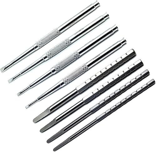 Dental Chisels 8 Pieces Ridge Standard Implant Bone Splitting Periodontal Extracting Instruments - Poueer