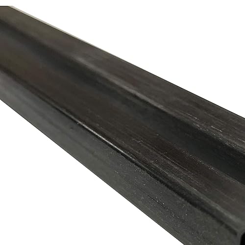 (2) 6mm x 6mm x 1000mm - Pultruded Carbon Fiber - Square Tube-Round Center- RC Hobbies, Drones, Special Projects- RC - (2) Tubes - Poueer