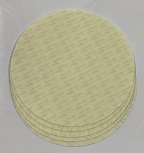SIGNI Diamond Precision Lapping Microfinishing Film PSA Backing 5 inch (0.5 Micron, 5 Pack) - Poueer