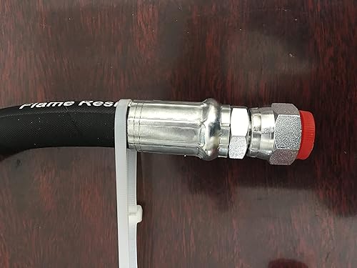 3/8'' x 60'' 5,000 Hydraulic Hose Assembly 2 Female JIC Swivels fittings with 9/16-18 Threads - Poueer