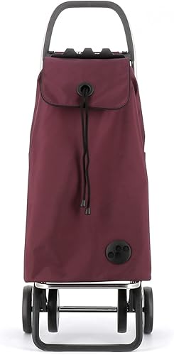 Rolser I-Max MF 4 Wheel Foldable Shopping Trolley - Orange - Poueer