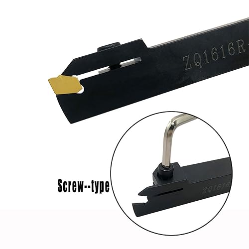 26pcs 3/8 and 5/8 Cut off Lathe Turnig Holders Profiling Tool holder with RCMT0602MO Round carbide inserts GTN-2 SP200 Grooving inserts for steel - Poueer