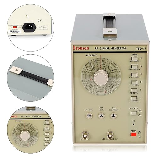 TSG-17 Signal Generator, 110V 100kHz-150MHZ High Frequency RF/AM Radio Frequency Signal Generator - Poueer