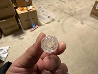 stonylab Glass Hex Head Hollow Glass Stopper, Hexagonal Head Glass Hollow Stopper for 24/40 Outer Joint Glass with Closed Bottom (5 Packs) - Poueer