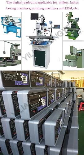6' 24' 2 Axis Digital Readout DRO Display 5um Precision Linear Scale Encoder 150mm 600mm for CNC Wire Milling Cutting Machine - Poueer