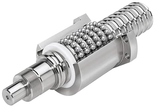 TEN-HIGH Ball Screw CNC Parts SFU2005 NSC, 1pcs Ball Screw + 1pcs Nut + 1pcs BK/BF15 End Support Units + 1pcs Coupler + End Machining, Diameter 20mm Lead 5mm Length 600mm - Poueer